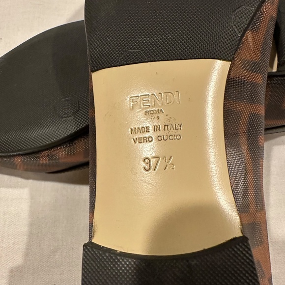 Fendi Mesh Logo Flats - Picture 2 of 7